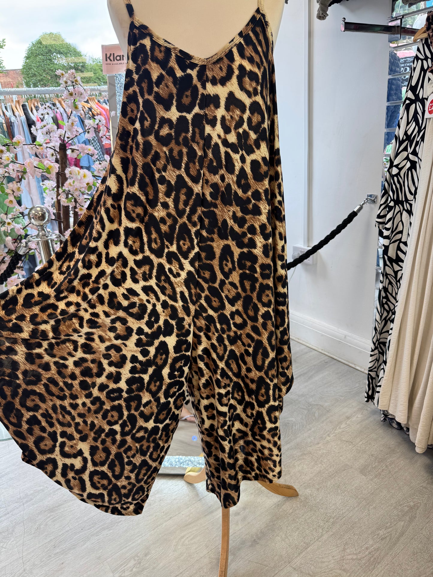 Leopard printed jumpsuit