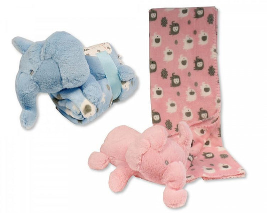 Elephant Soft Toy & Baby Wrap Set