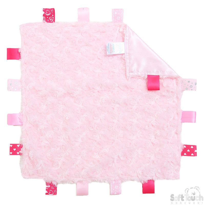B/Pink Rose Style Baby Comforter