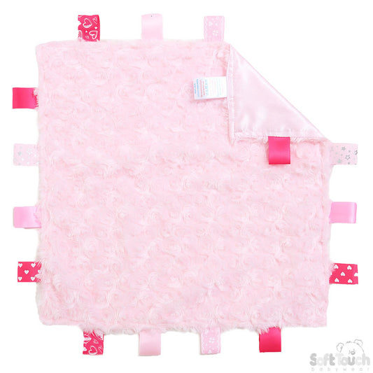 B/Pink Rose Style Baby Comforter