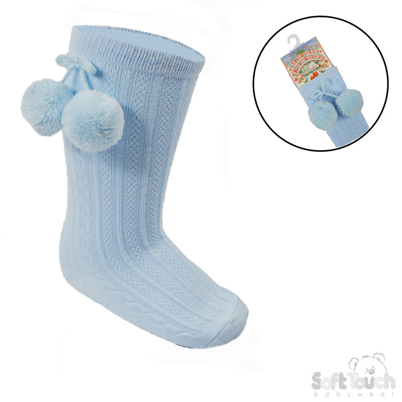 B/Blue Knee High, BONBONS BOUTIQUES LTD