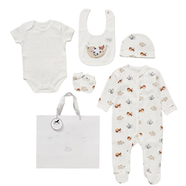 Ivory 'Sweet Dreams' 5PC Layette Set