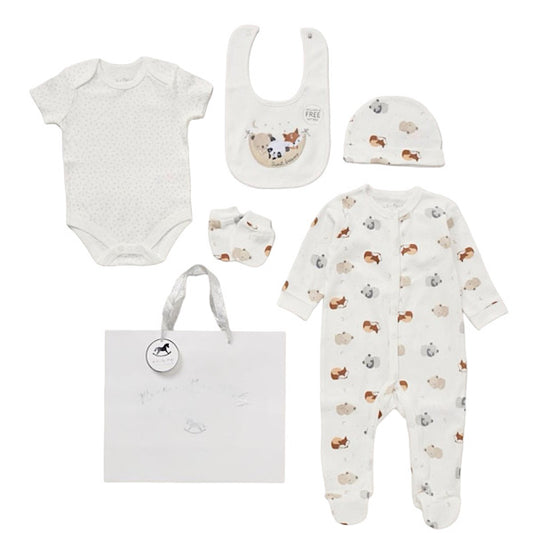 Ivory 'Sweet Dreams' 5PC Layette Set