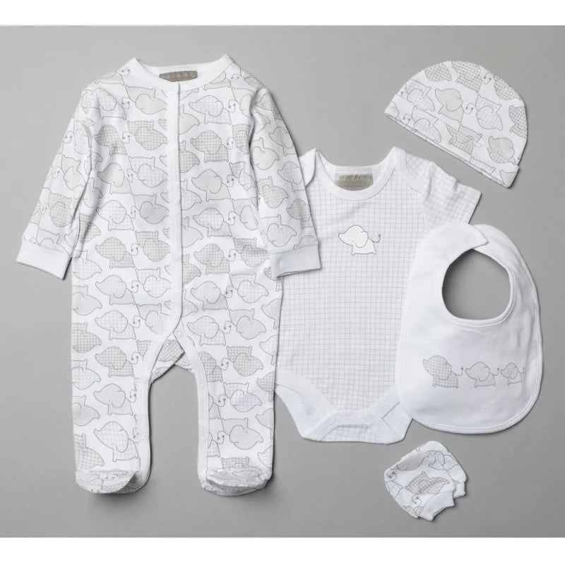 5 Piece Baby Gift Set - Elephant