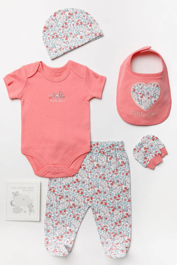 petite flower baby set