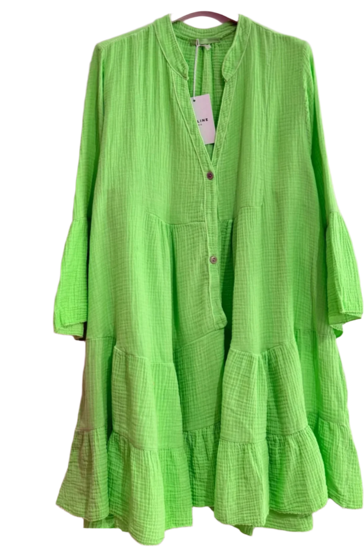 Neon smock dress
