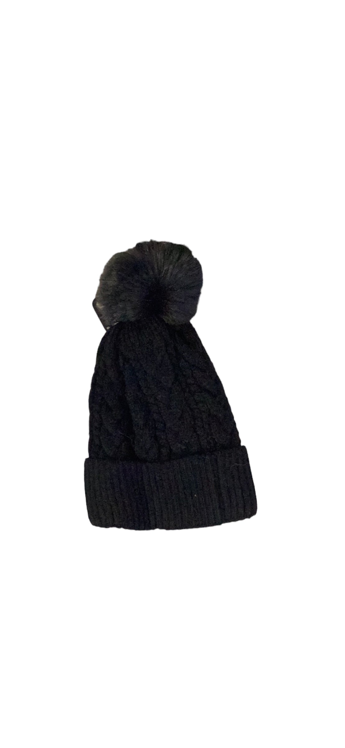Bobble Fleece Lined Beanie Hat