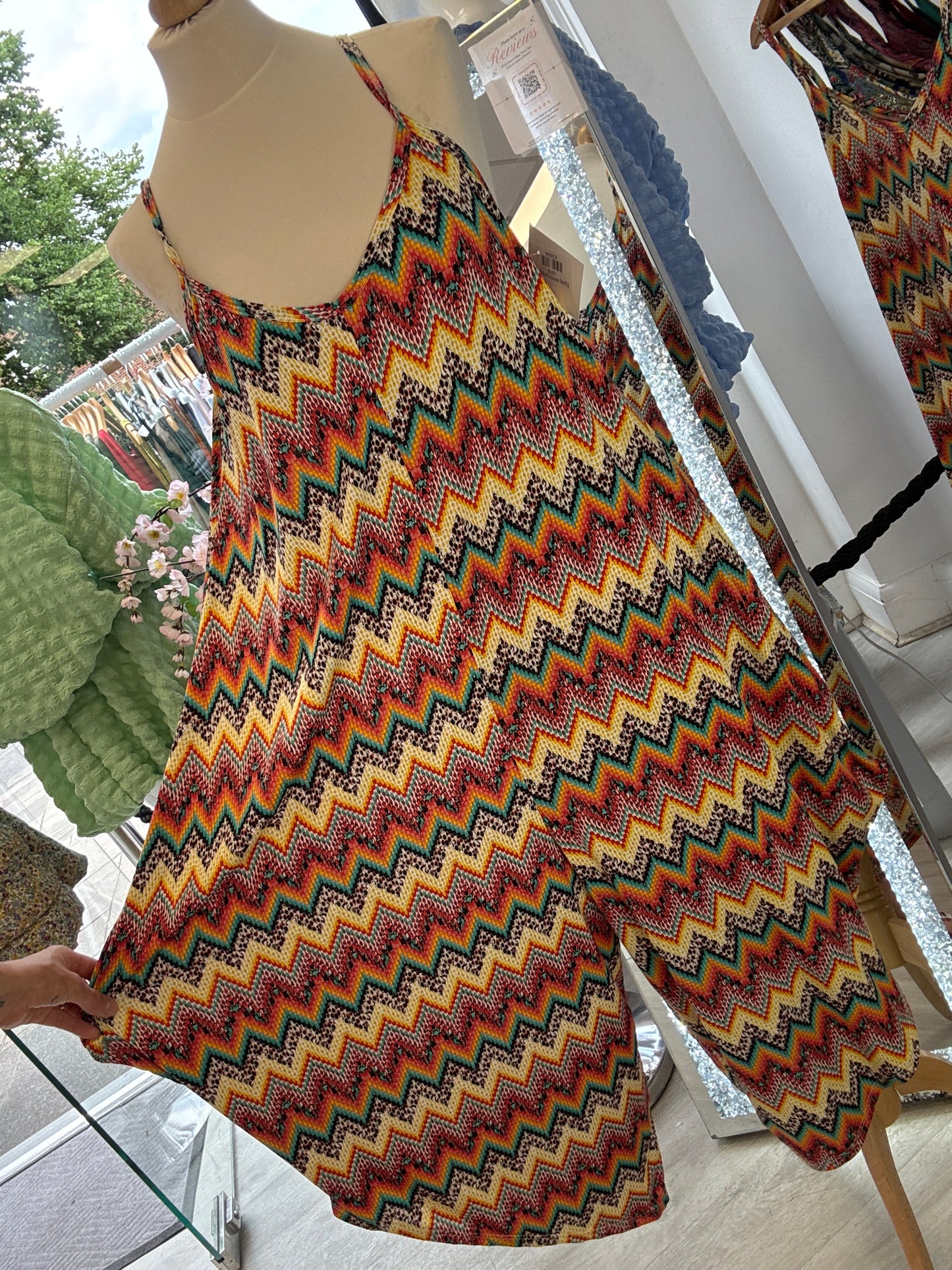 Zigzag stretchy jumpsuits