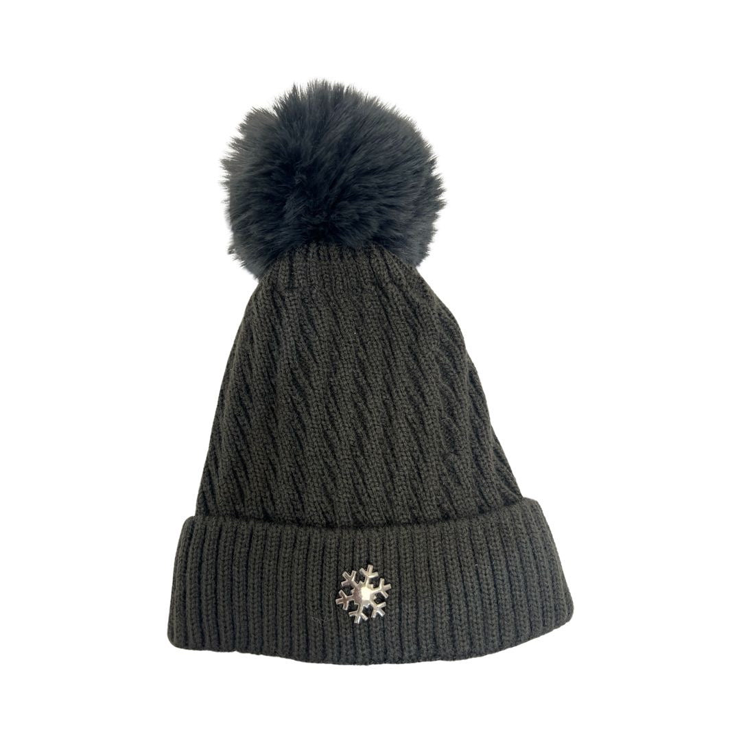 Kids Snowflake Badge Hat