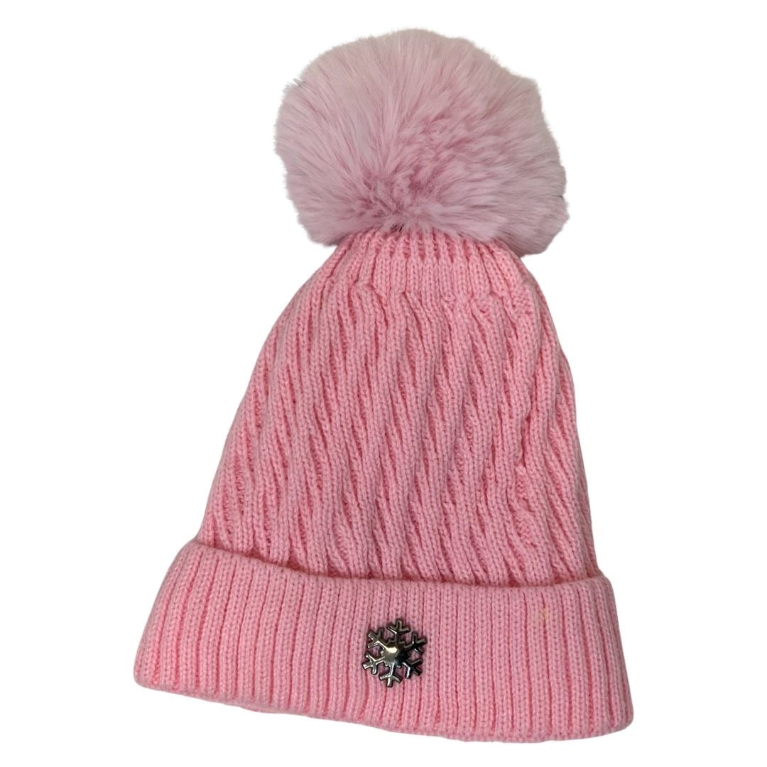 Kids Snowflake Badge Hat