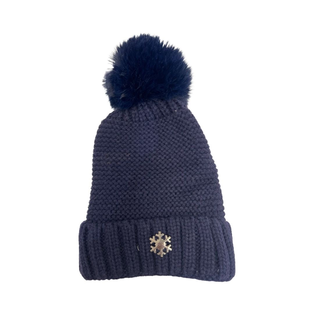 Kids Snowflake Badge Hat