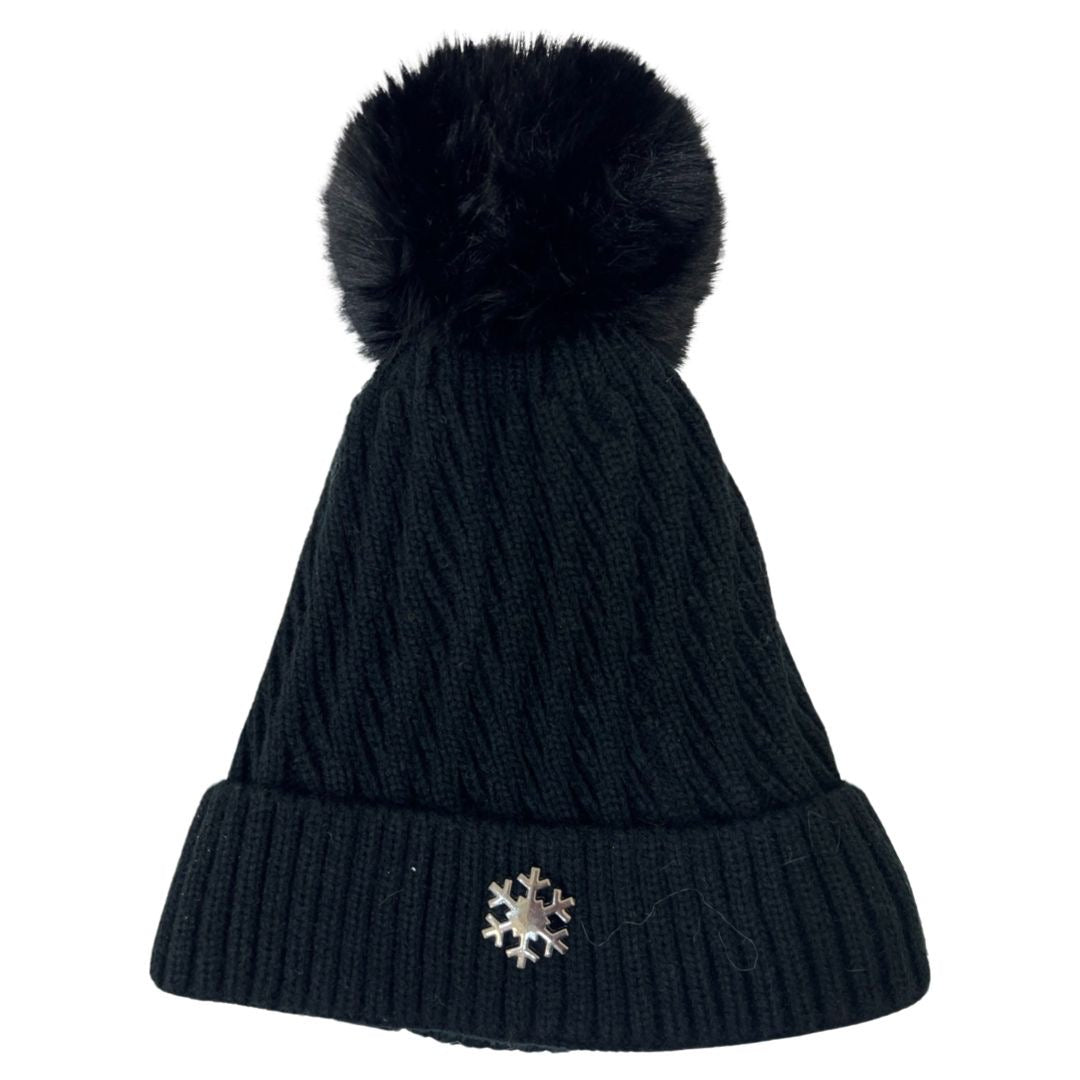 Kids Snowflake Badge Hat