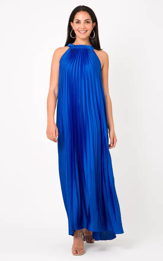 Polly Plain Pleated Dress