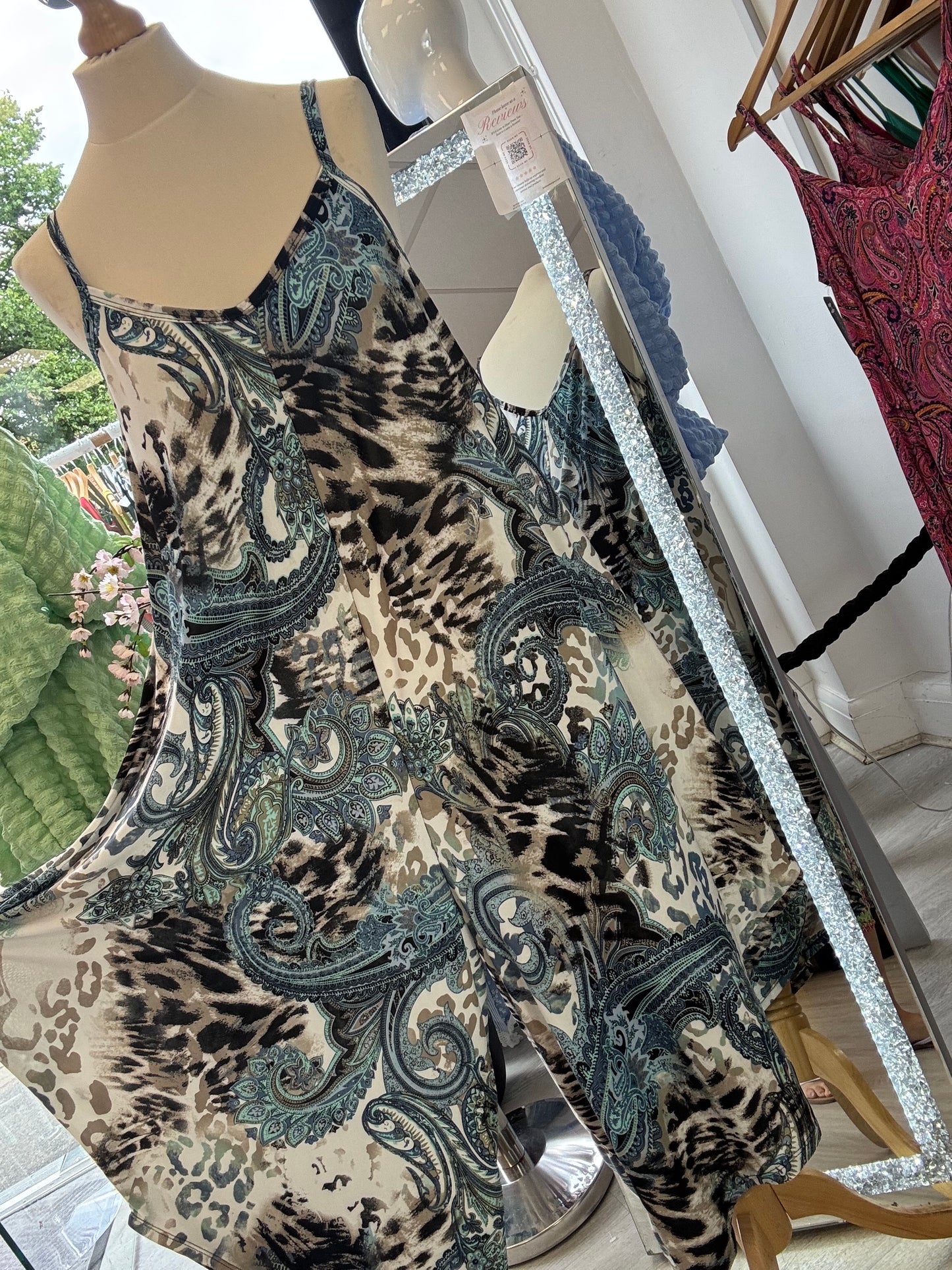 Blue Paisley jumpsuit