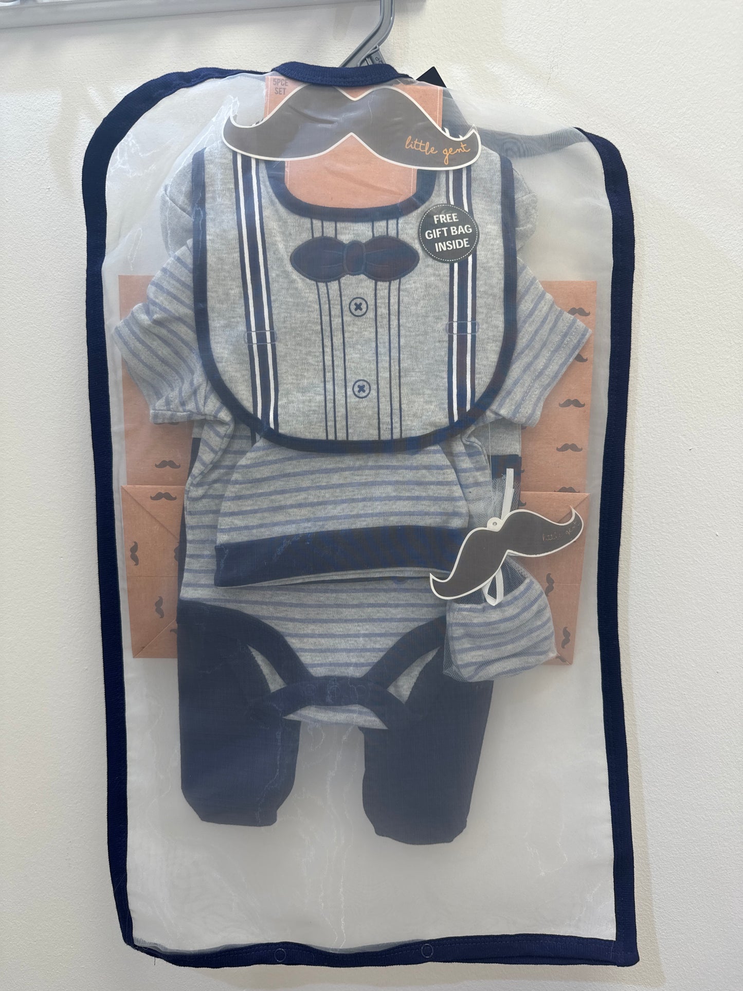 Little gentleman in blue