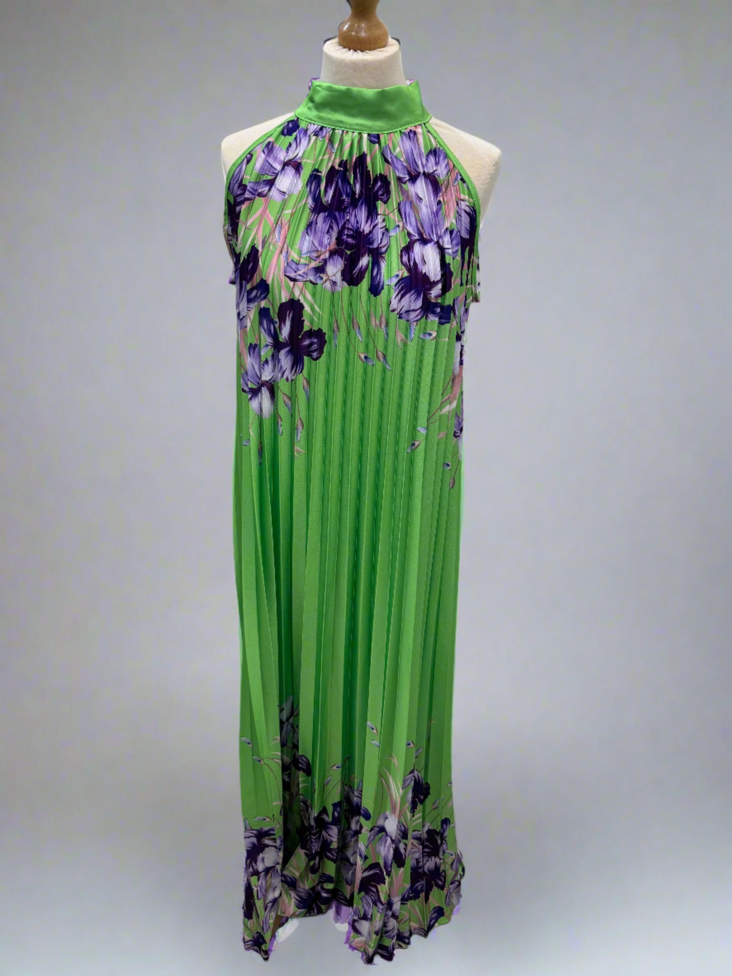 Polly Flower Pleated Dress