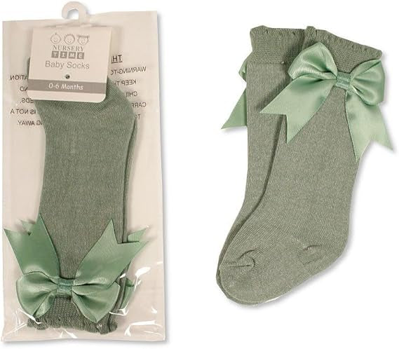 Mint knee-high socks