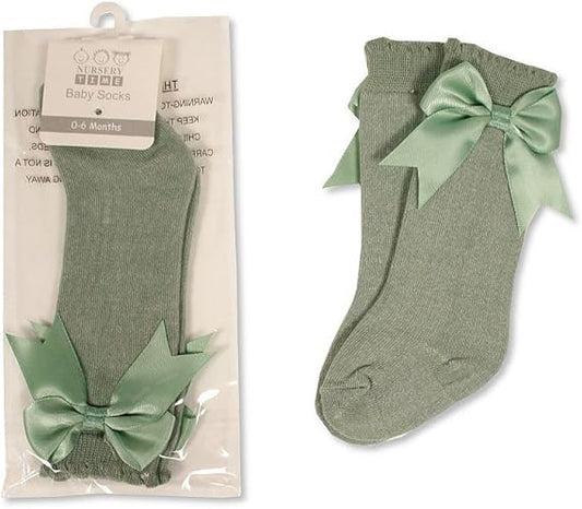 Mint knee-high socks