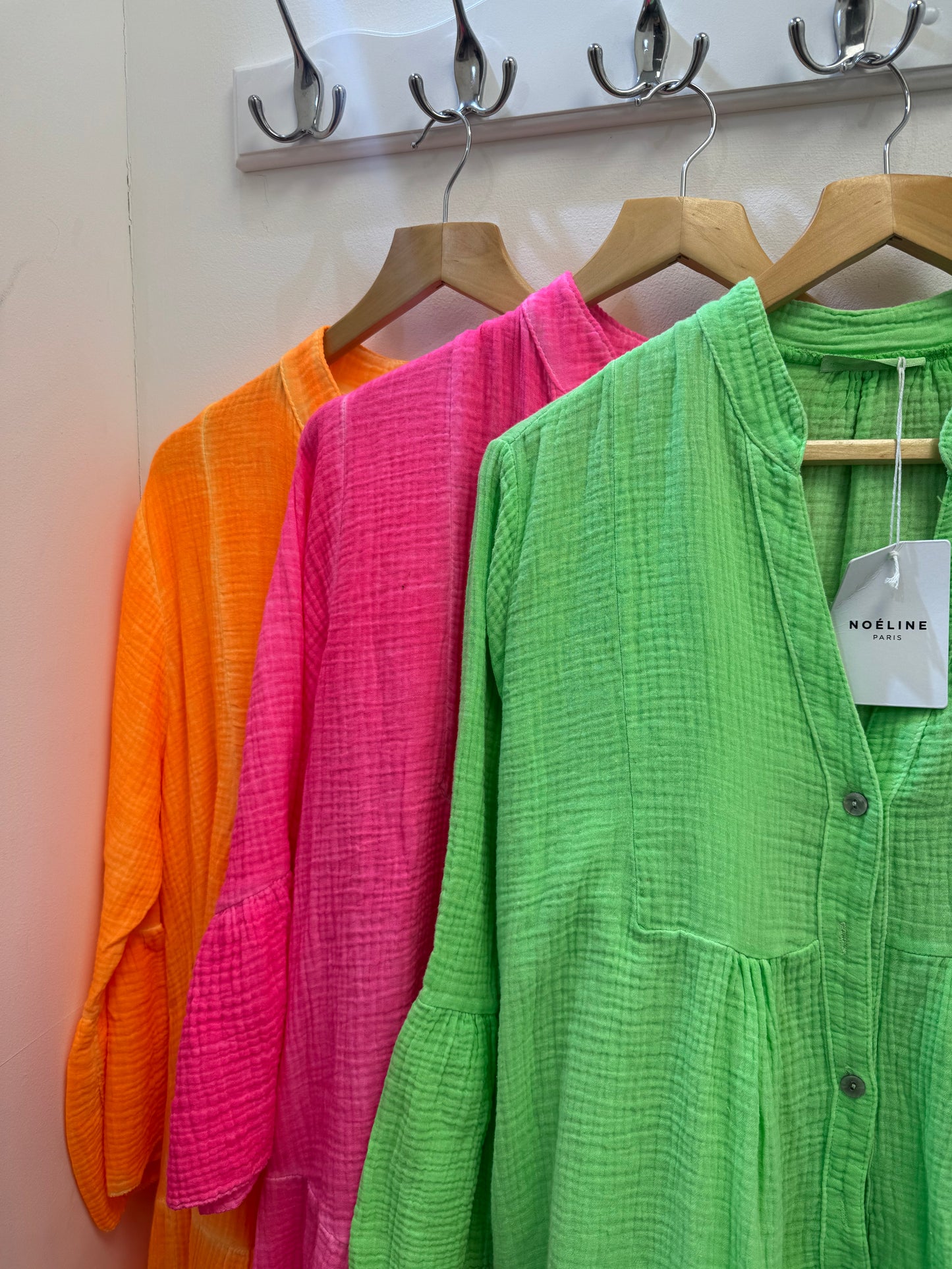 Neon smock dress