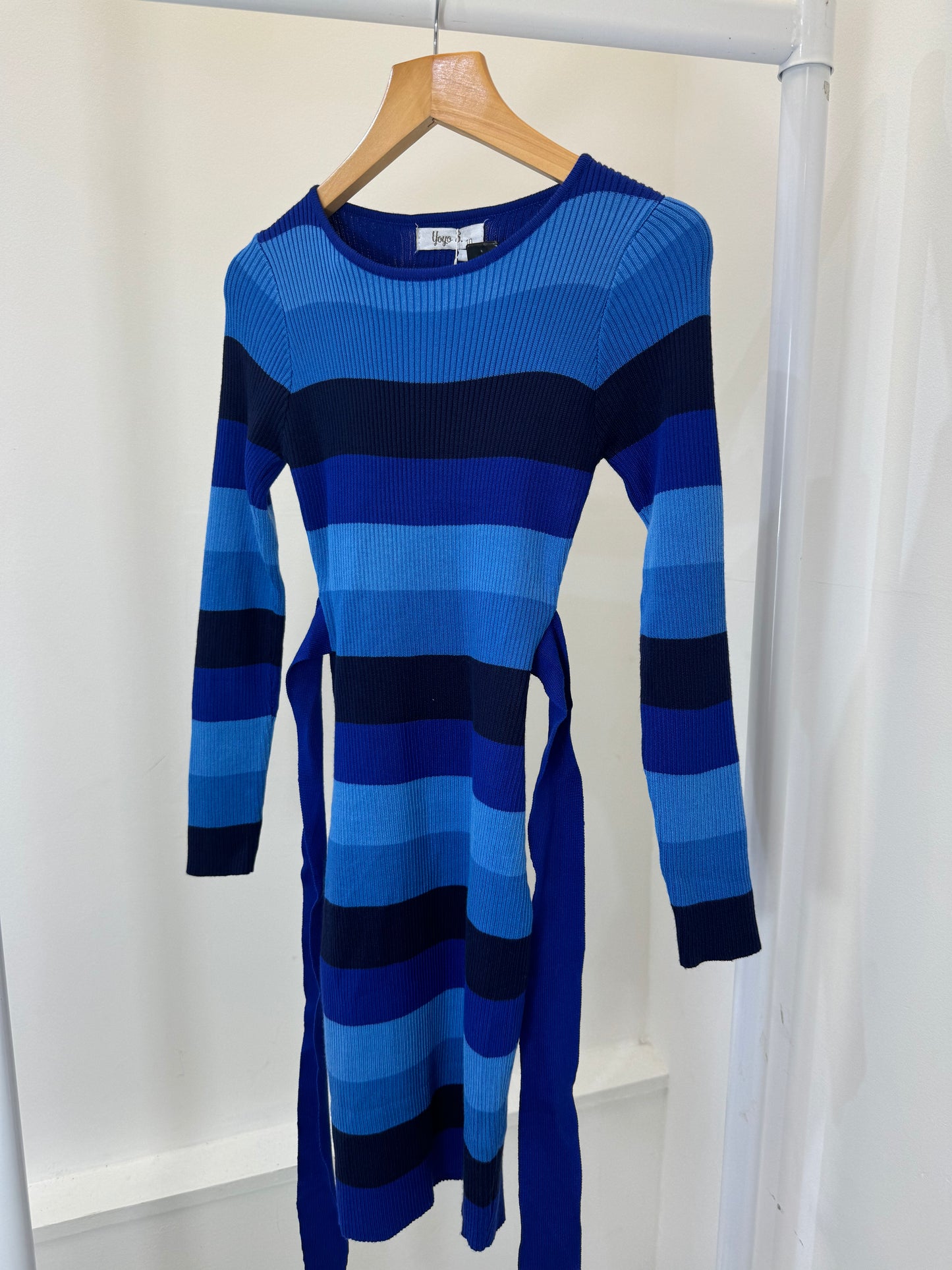 Paris Stripey  Tie up dress