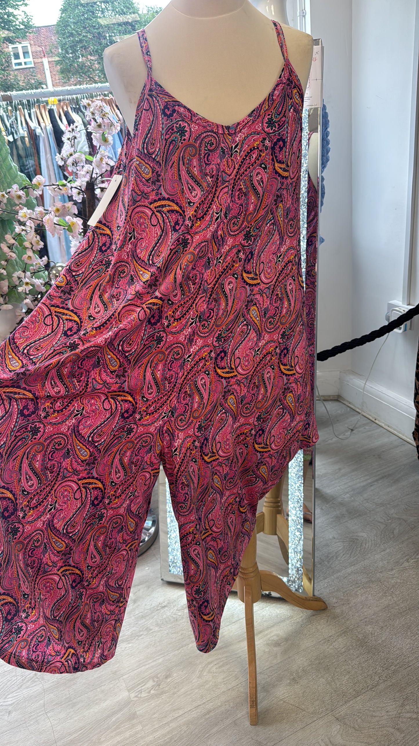 Pink Paisley jumpsuits