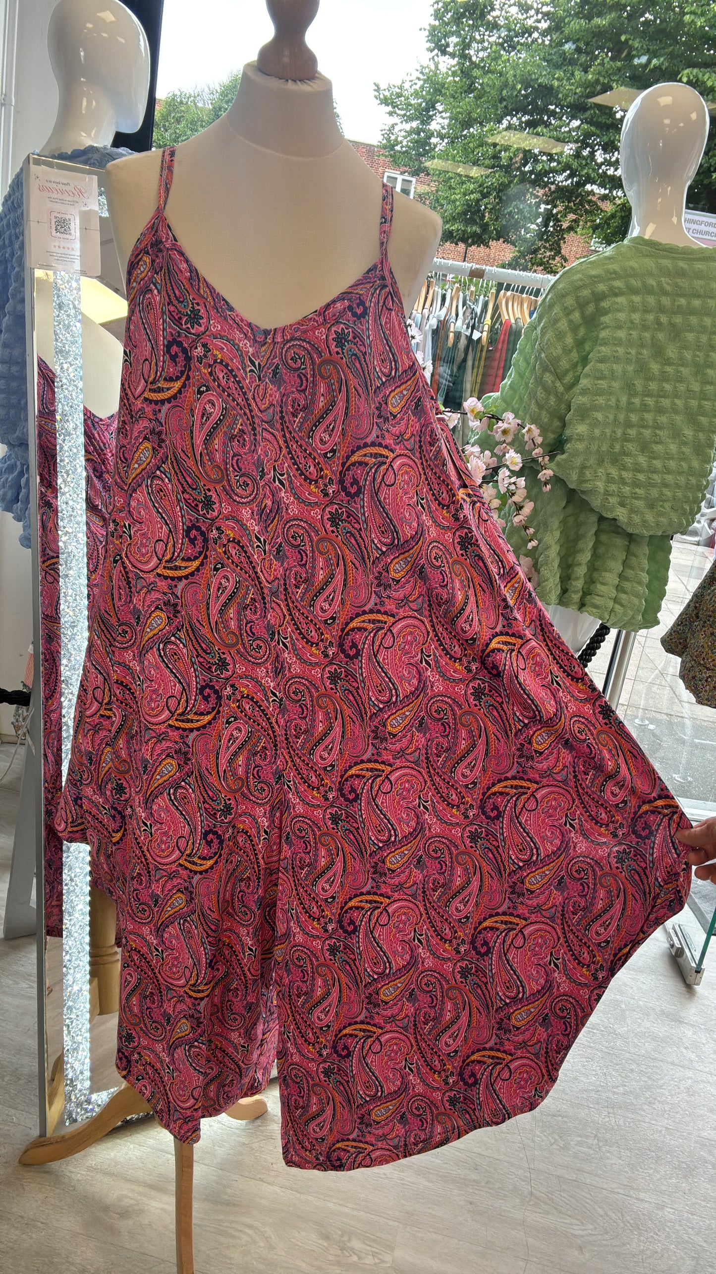 Pink Paisley jumpsuits