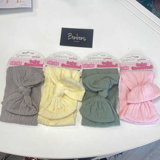 paisley pattern baby headbands