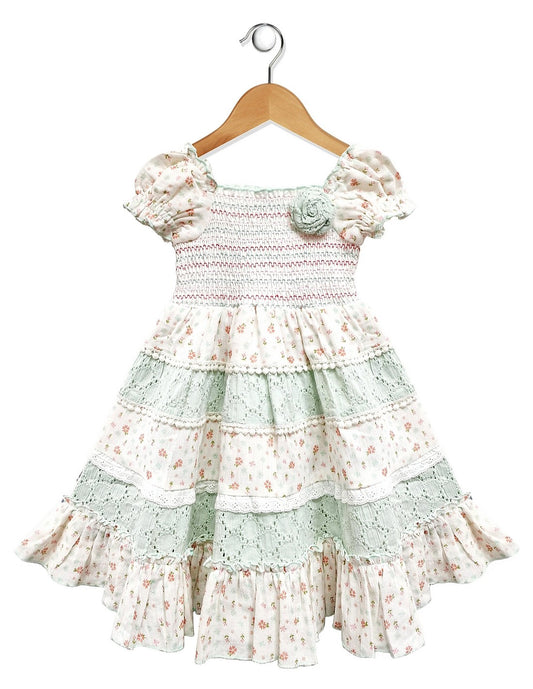 Toddlers Ditsy Floral Print Gypsy Dress