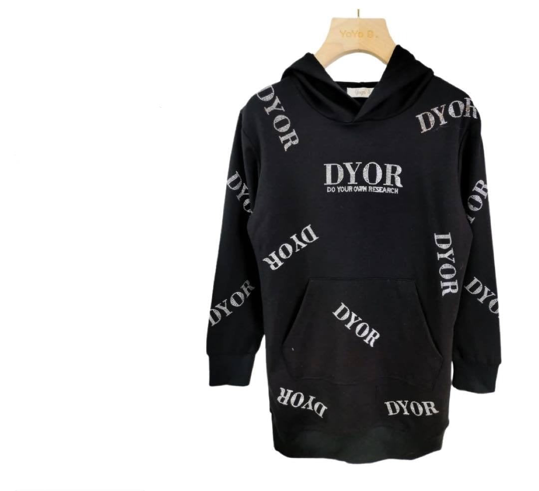 Diamante 'DYOR' Jumper Dress