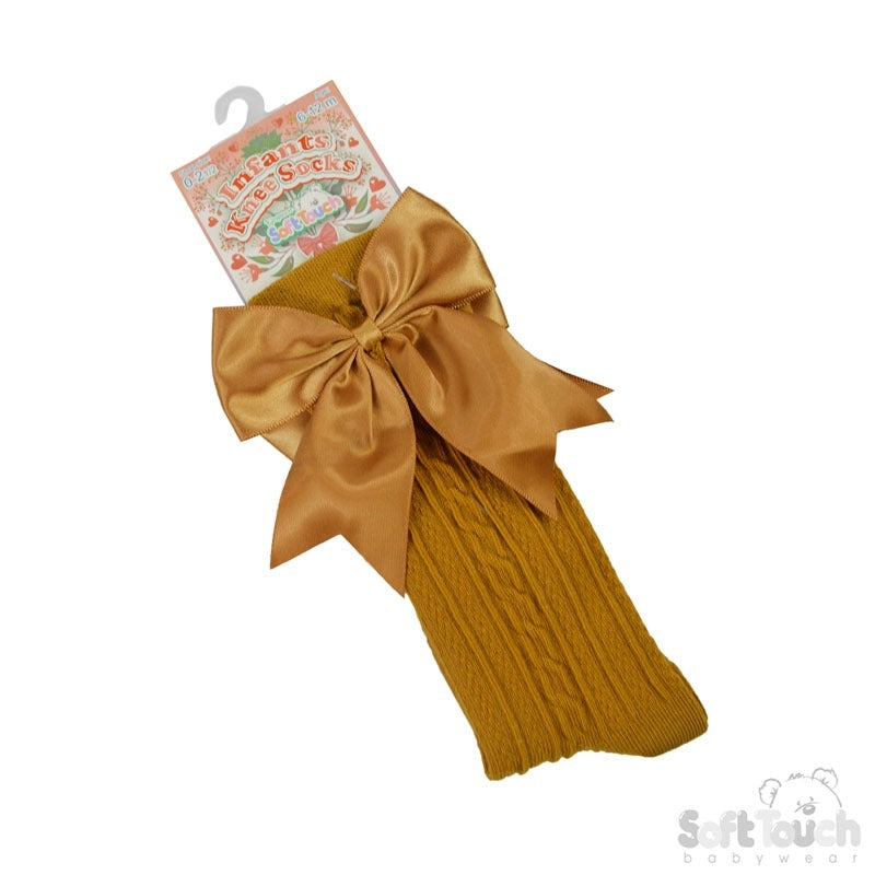 Camel Bow Socks