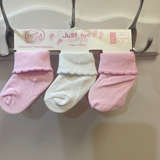 Baby pink socks