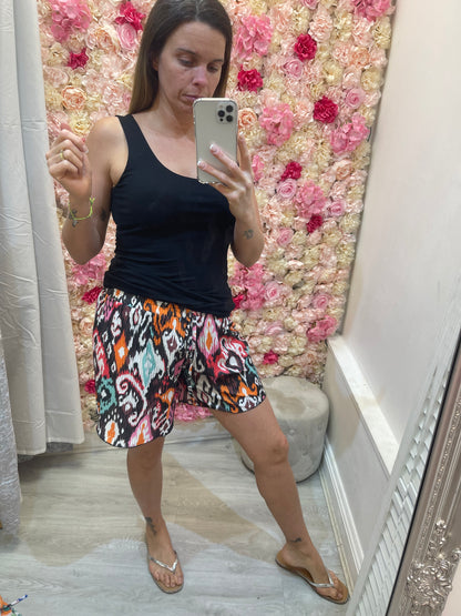 patterned shorts
