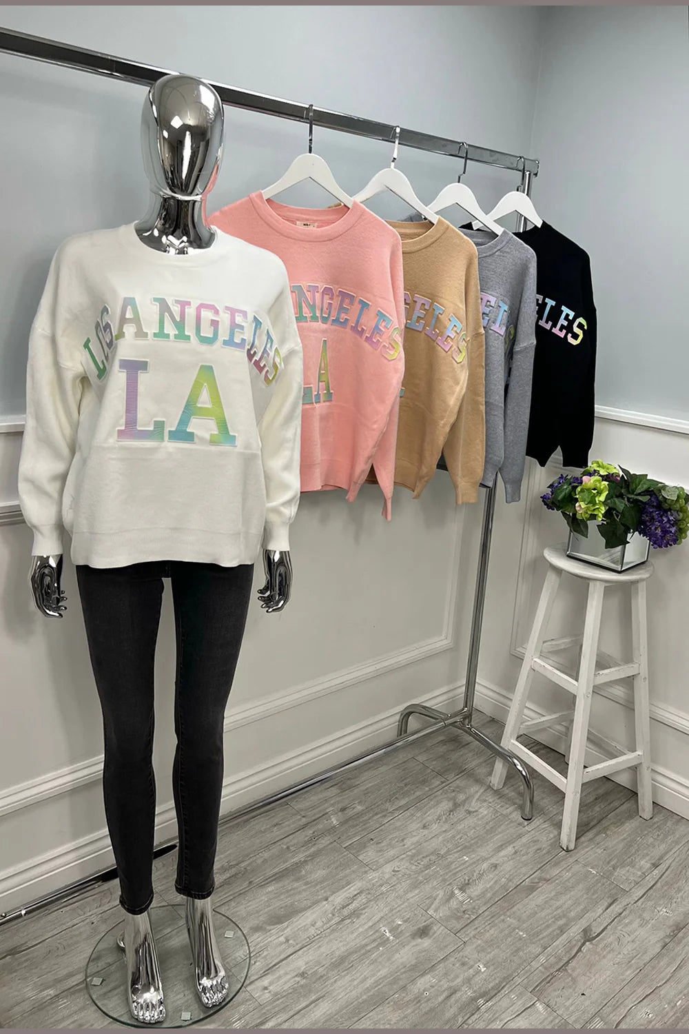 3D LA SLOGAN JUMPER