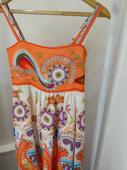 Evil eye printed dress ￼