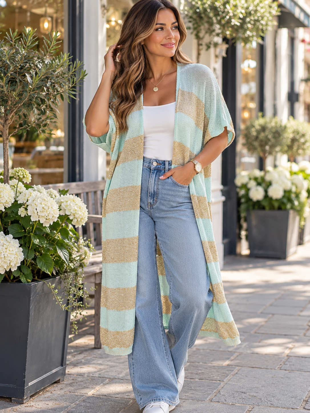Sienna Stripe Cardigan
