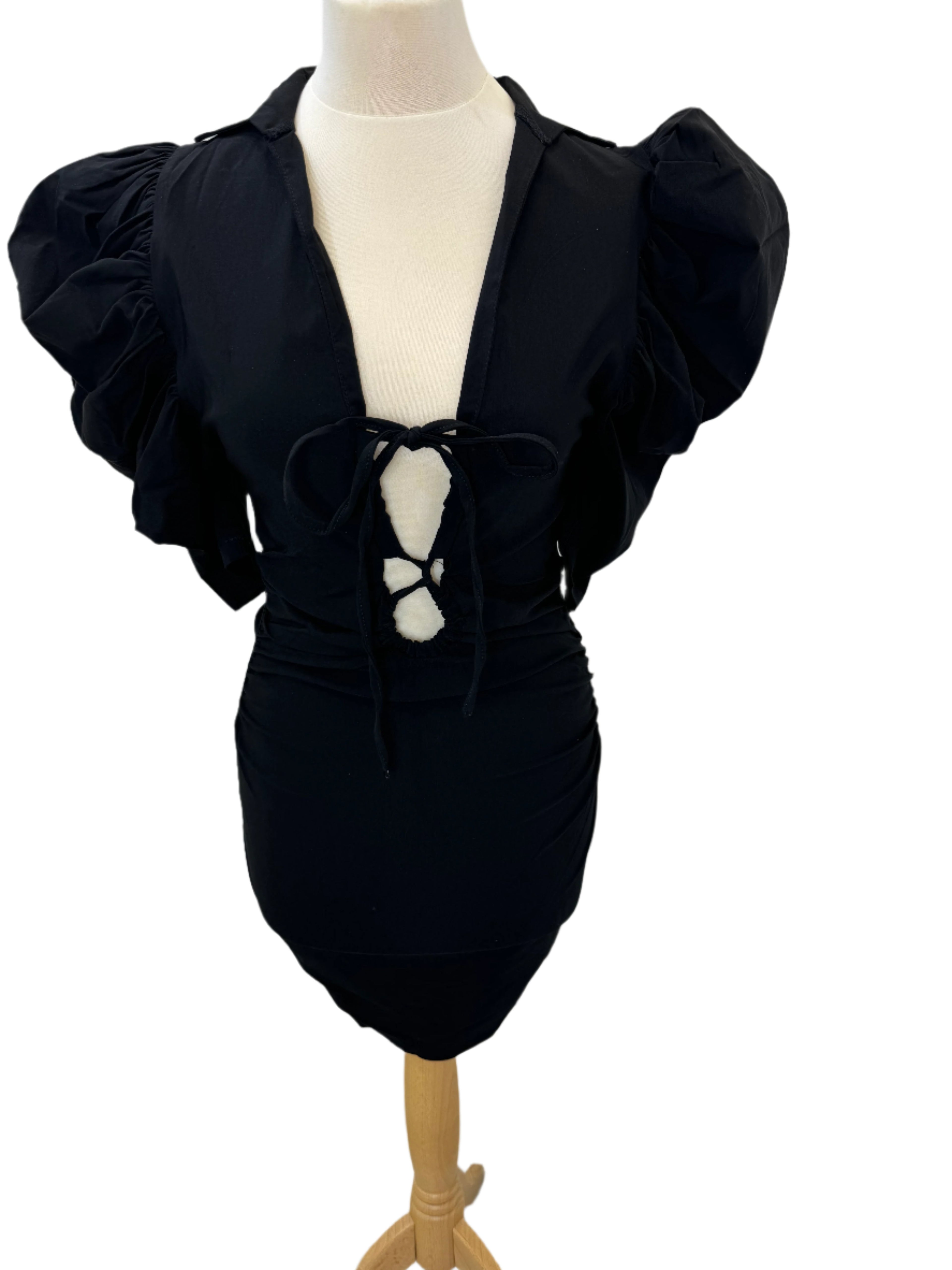 Antonia Lace Up Front Dress