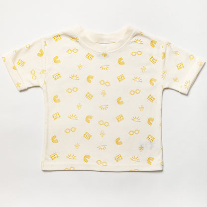 Summer Print Outfit & Sunglasses Set