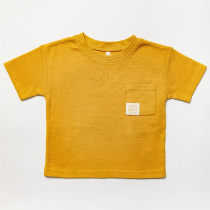 Mustard Summer Outfit & Bucket Hat