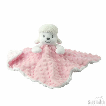 Pink and Blue Baby Lamb Comforter