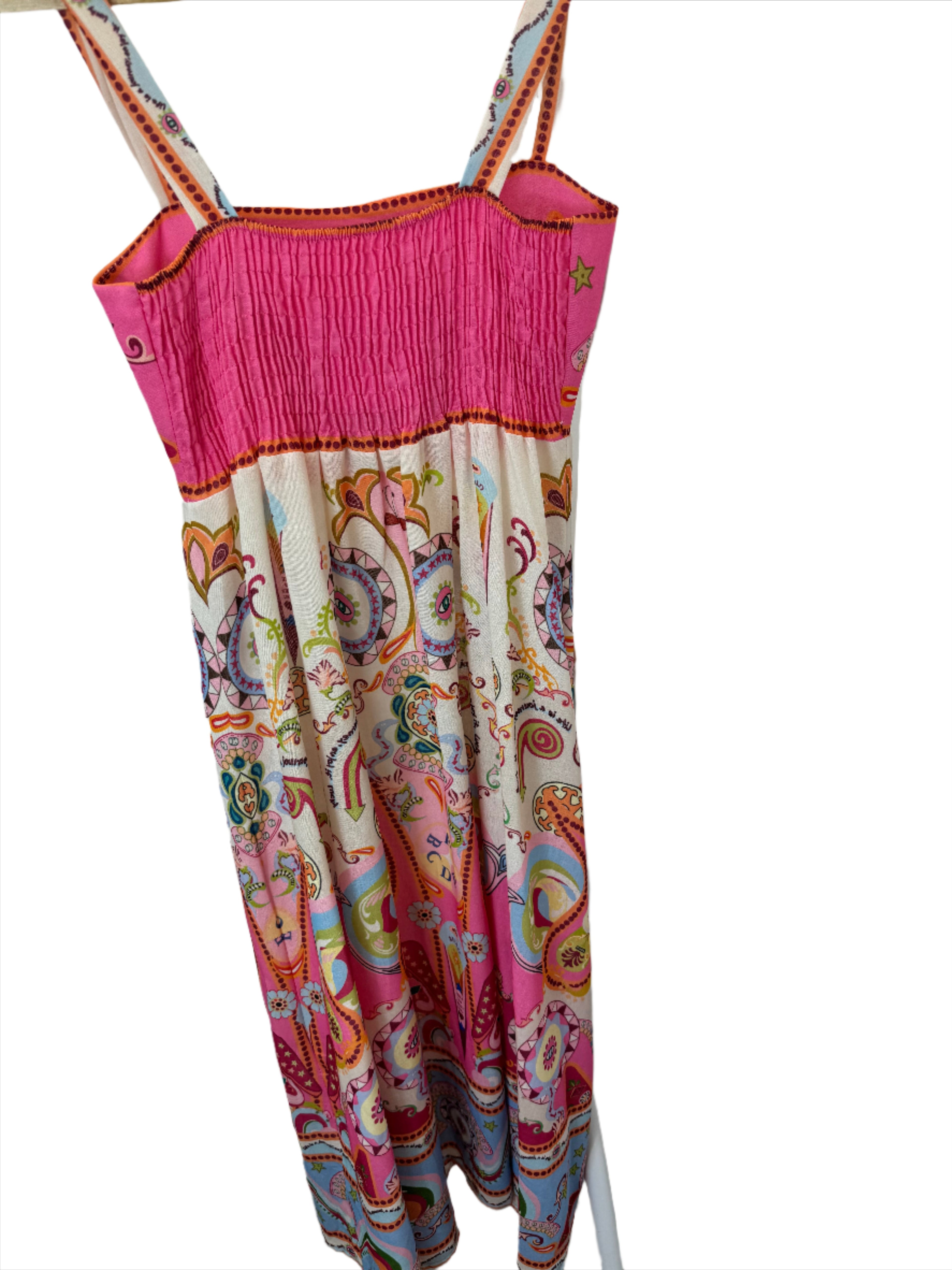 Evil eye printed dress ￼