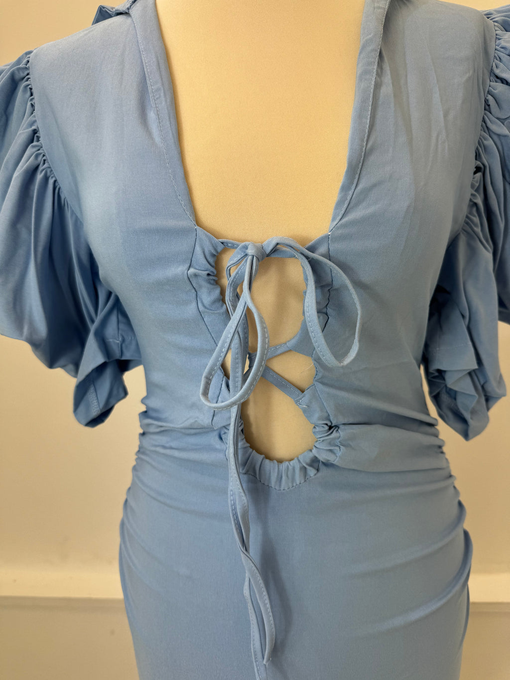 Antonia Lace Up Front Dress