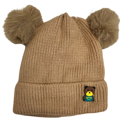 Kids Teddy Badge Hat