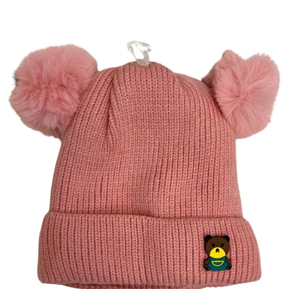 Kids Teddy Badge Hat