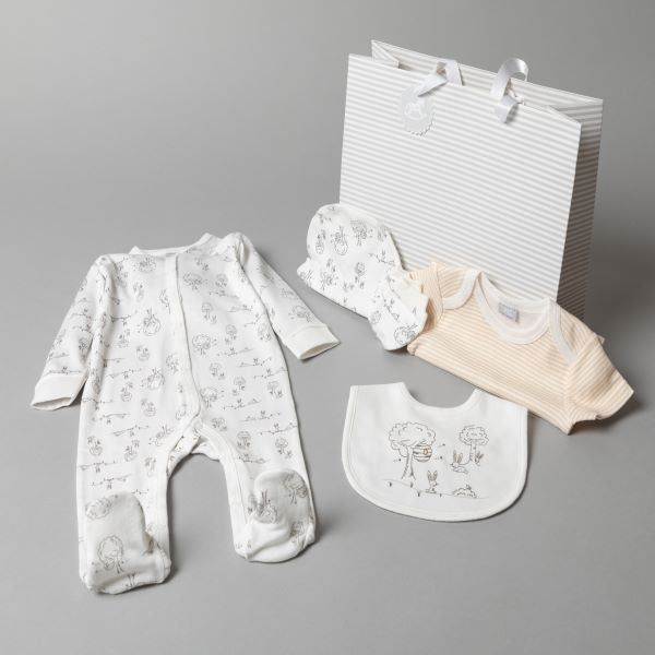 Baby Field Mouse Motif Layette Gift Set, BONBONS BOUTIQUES LTD