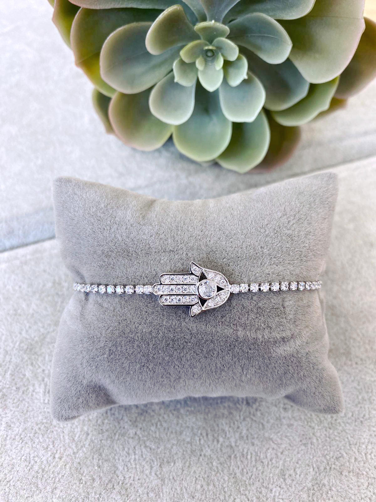 Hamsa hand bracelet