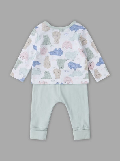 Baby Mint Bear 3PC Lounge Set