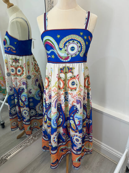 Evil eye printed dress ￼