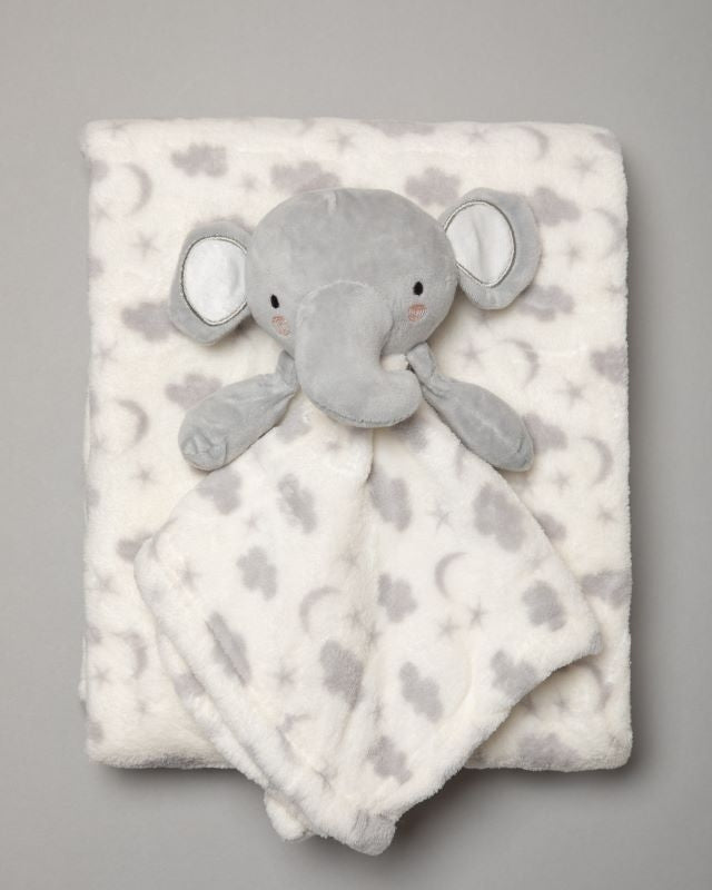 Elephant Comforter Toy & Blanket Set