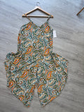 White paisley jumpsuit