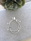 Beaded bracelet with stars